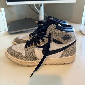 Air Jordan 1 Retro White Cement